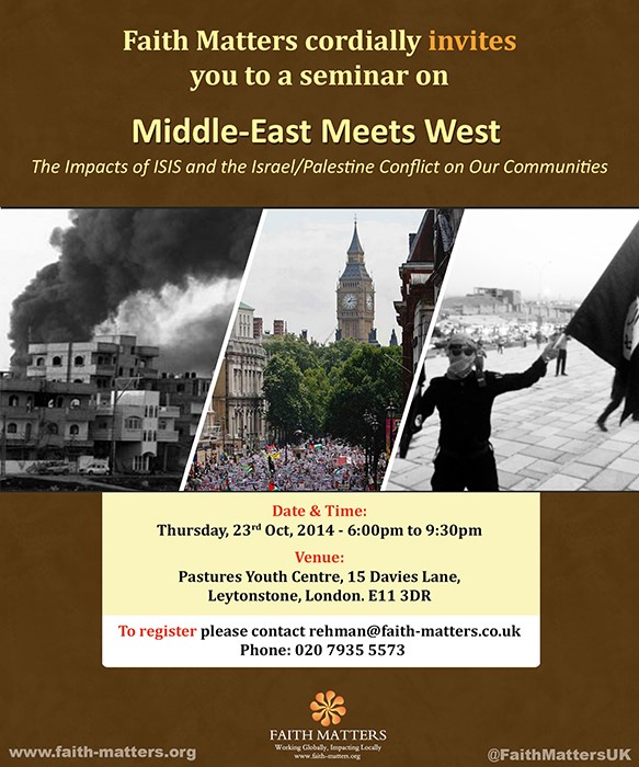 Middle East Meets West, a Seminar on Local Impacts on Communities